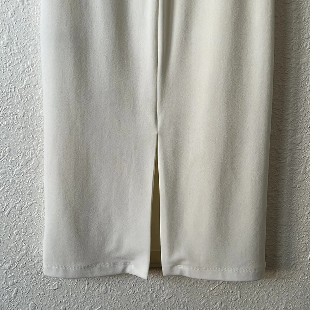 Alice + Olivia: White AIR Meya Cold Shoulder Dress Size 2 - Picture 6 of 9